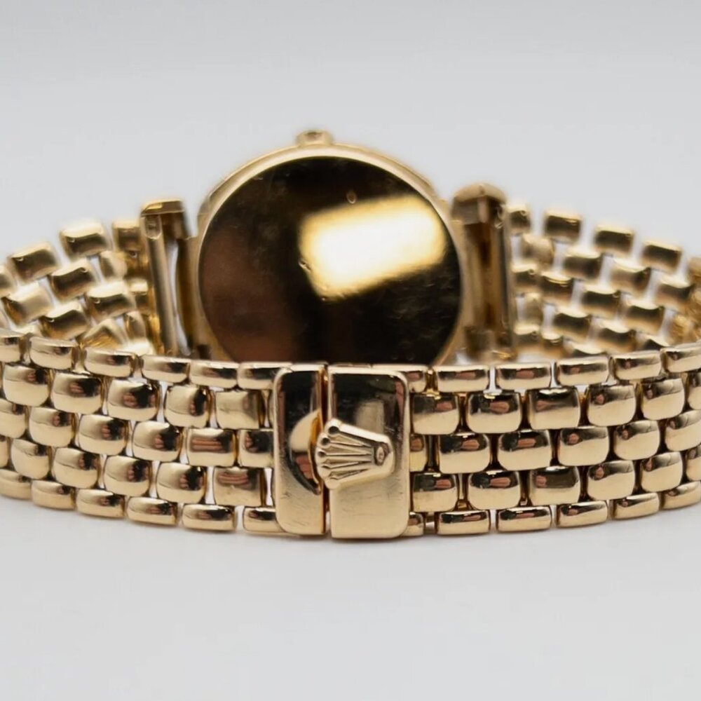 RARE ROLEX CELLINI LADIES GOLD 18KT WATCH WOW!!!! - Picture 4 of 5